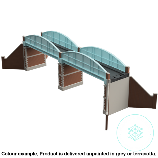 Fm912 – Single Track Girder Bridge Oo Scale Building