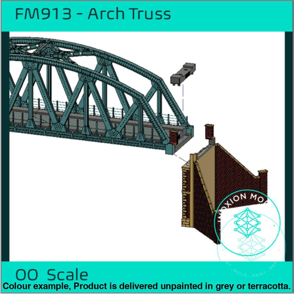 Fm913 – Single Track Truss Bridge Oo Scale Building