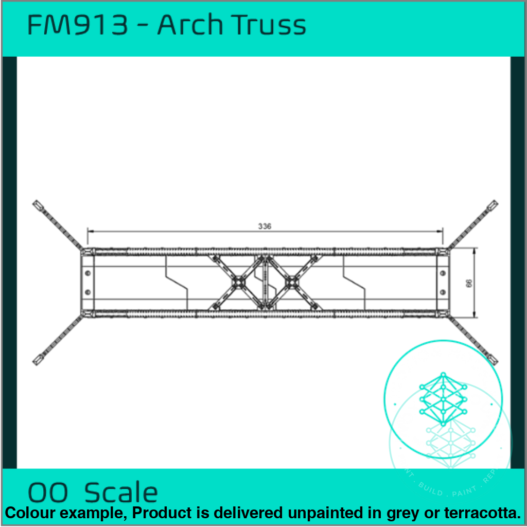 Fm913 – Single Track Truss Bridge Oo Scale Building