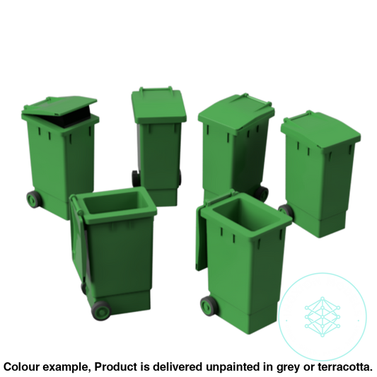 Fo101A – Wheelie Bins Oo/Ho Scale Oo Accessory
