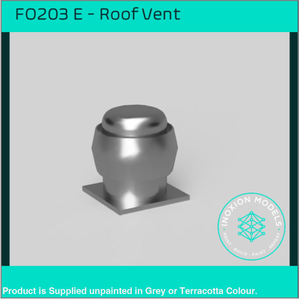 FO203 E – Roof Vent OO/HO Scale OO Scale Accessory