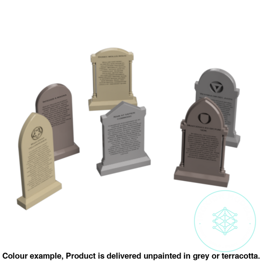 Fo307C – Old Grave Stones Oo/Ho Scale Oo Accessory