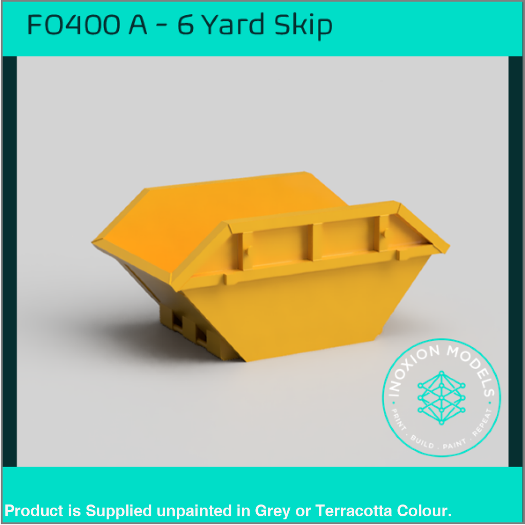 FO400 A – 6 Yard Skip OO/HO Scale OO Scale Accessory