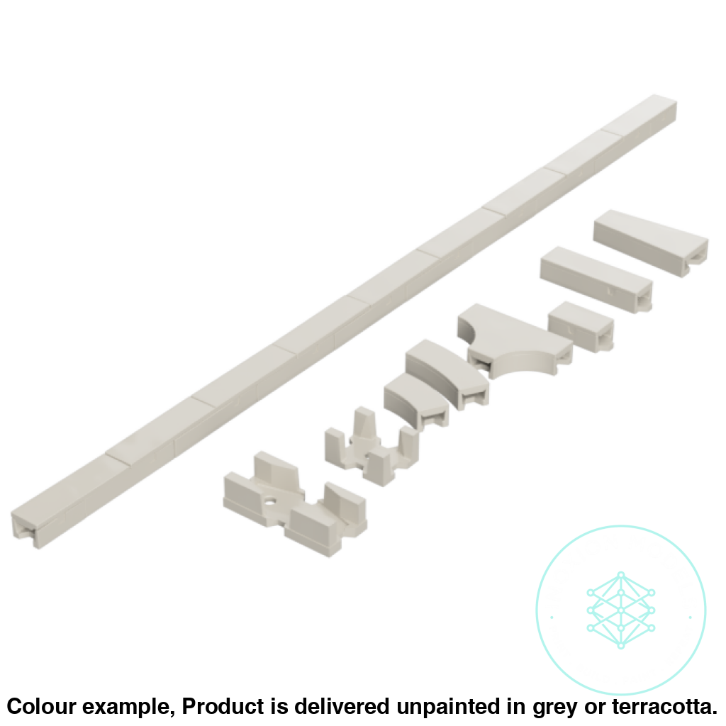 Fo607A – Concrete Cable Channels Oo/Ho Scale Oo Accessory