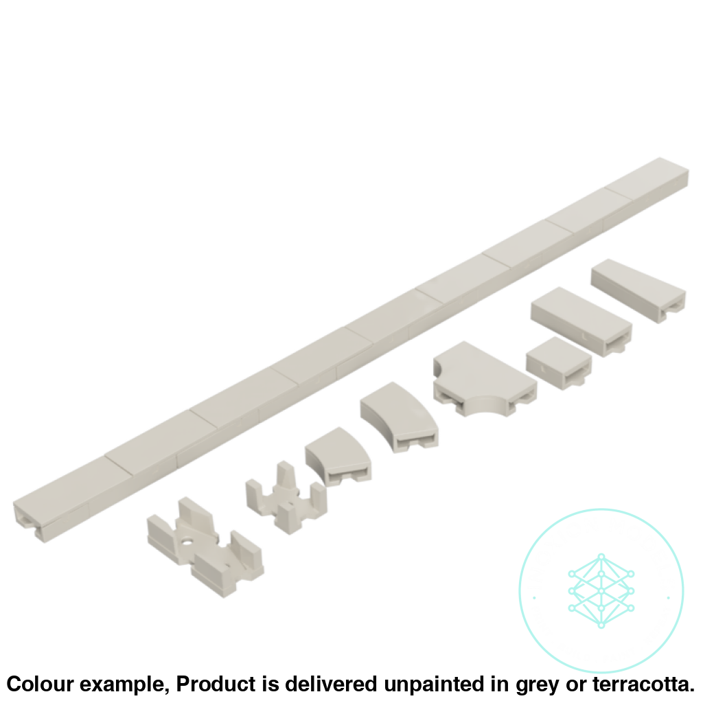 Fo607B – Wide Concrete Cable Channels Oo/Ho Scale (Copy) Oo Accessory