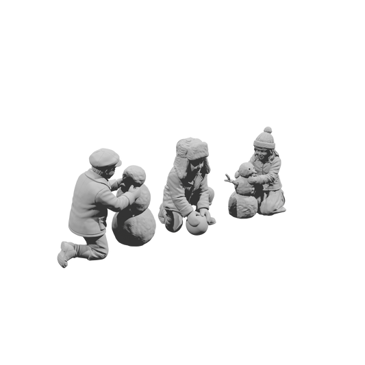DG104 Winter Scene-Snowman builders