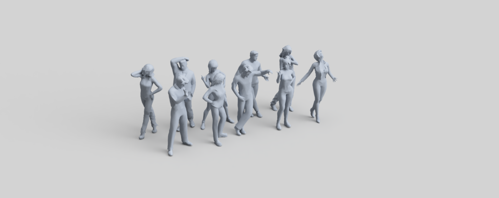 Fr003 Standing Figure Pack 3
