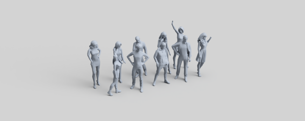 Fr005 Standing Figure Pack 5