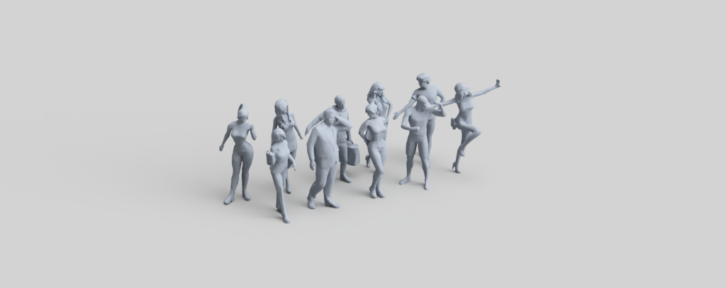 Fr006 Standing Figure Pack 6