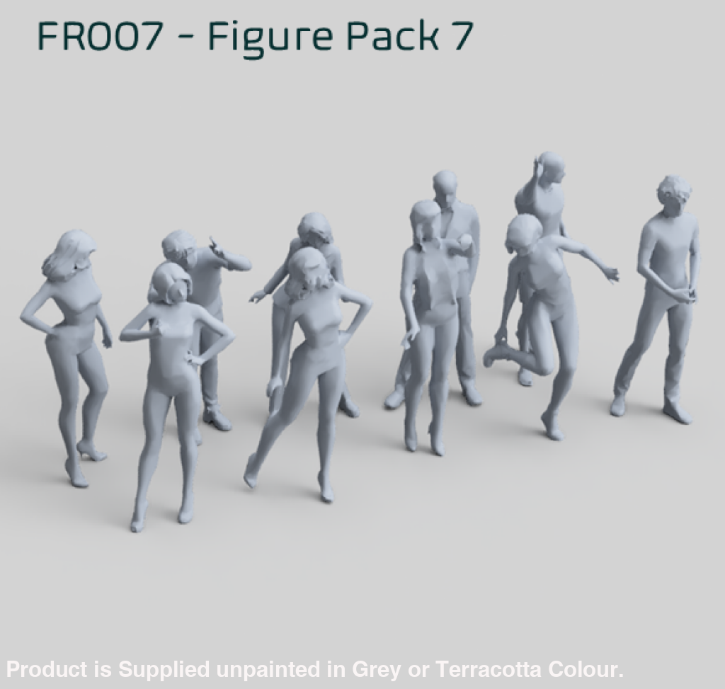 Fr007 Standing Figure Pack 7