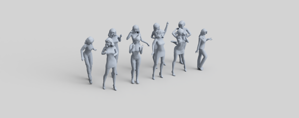 Fr010 Standing Figure Pack 10