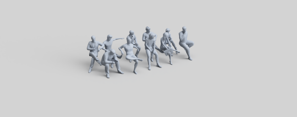 Fr030 Sitting Figure Pack 1