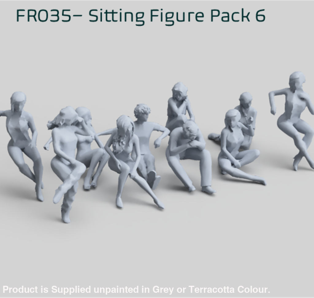 Fr035 Sitting Figure Pack 6