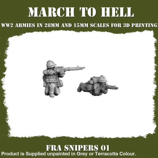 French Army Snipers Figure