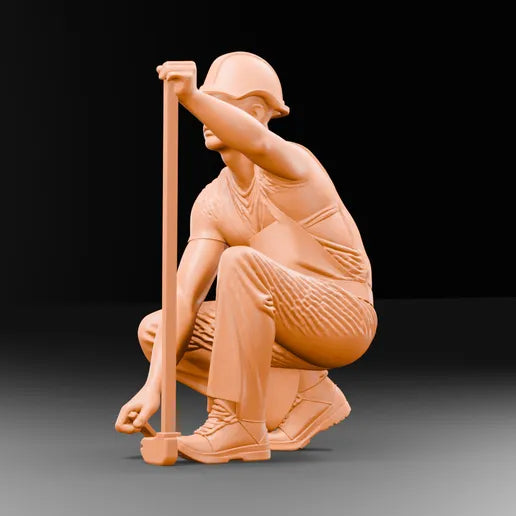 MM1215 Construction Site Builder Measuring – Scale Scenery And Figures