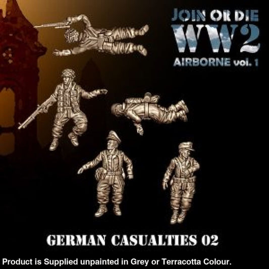 German Fallschirmjager Paratroopers Casualties 02 28mm 1:56 Figure
