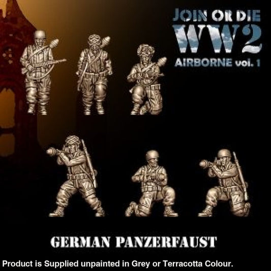 German Fallschirmjager Paratroopers Panzerfaust 28mm 1:56 Figure