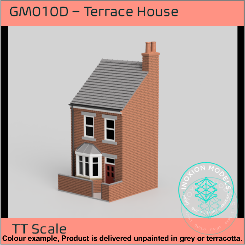 Gm010D – Low Relief Terrace House Tt120/3Mm Scale Tt Building
