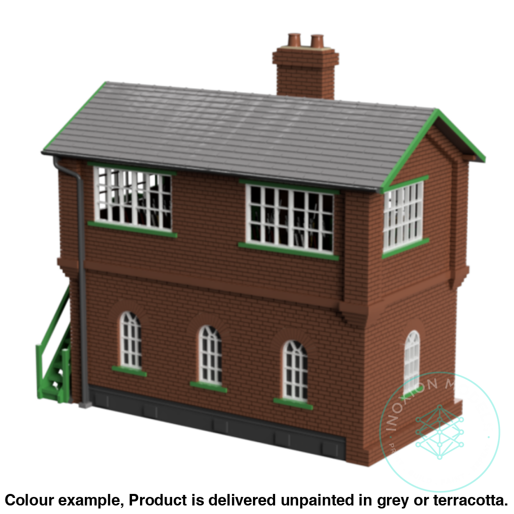 GM803A – LNER Brick Signal Box TT120/3mm Scale – Scale Scenery And Figures