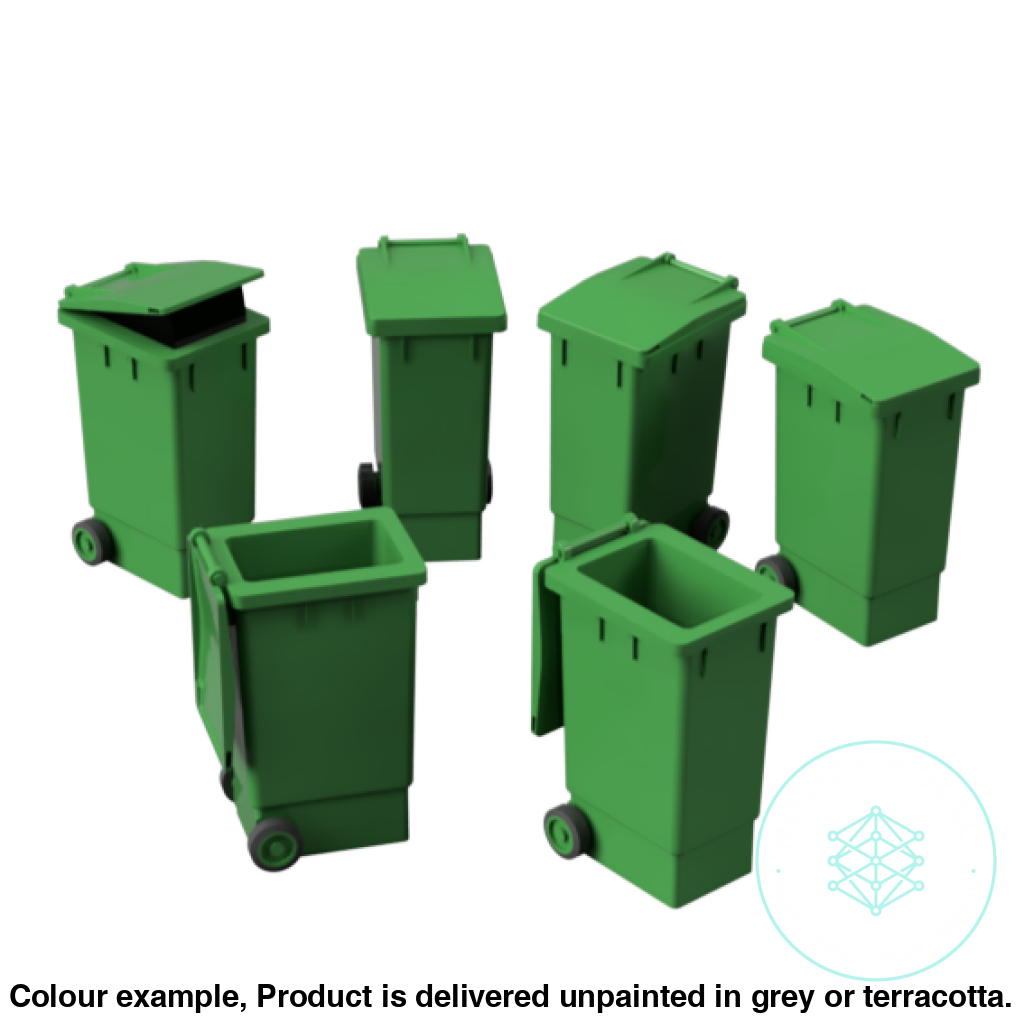 Go101 A – Wheelie Bins Tt120/3Mm Scale Tt Accessory
