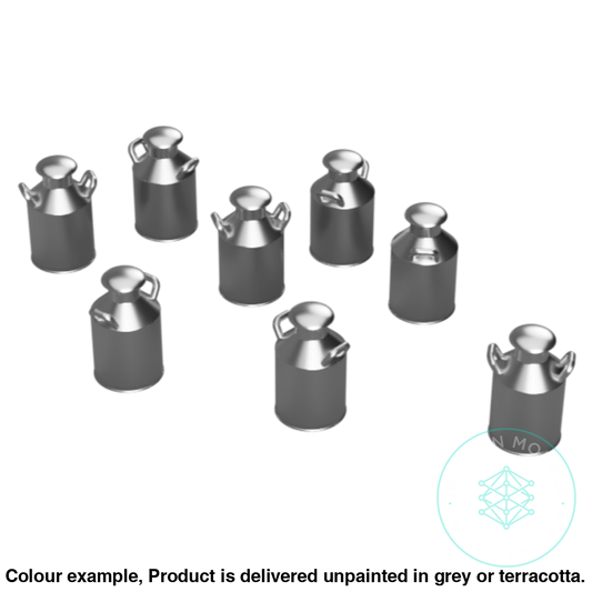 Go301B – Small Milk Churns Tt120/3Mm Scale Tt Accessory