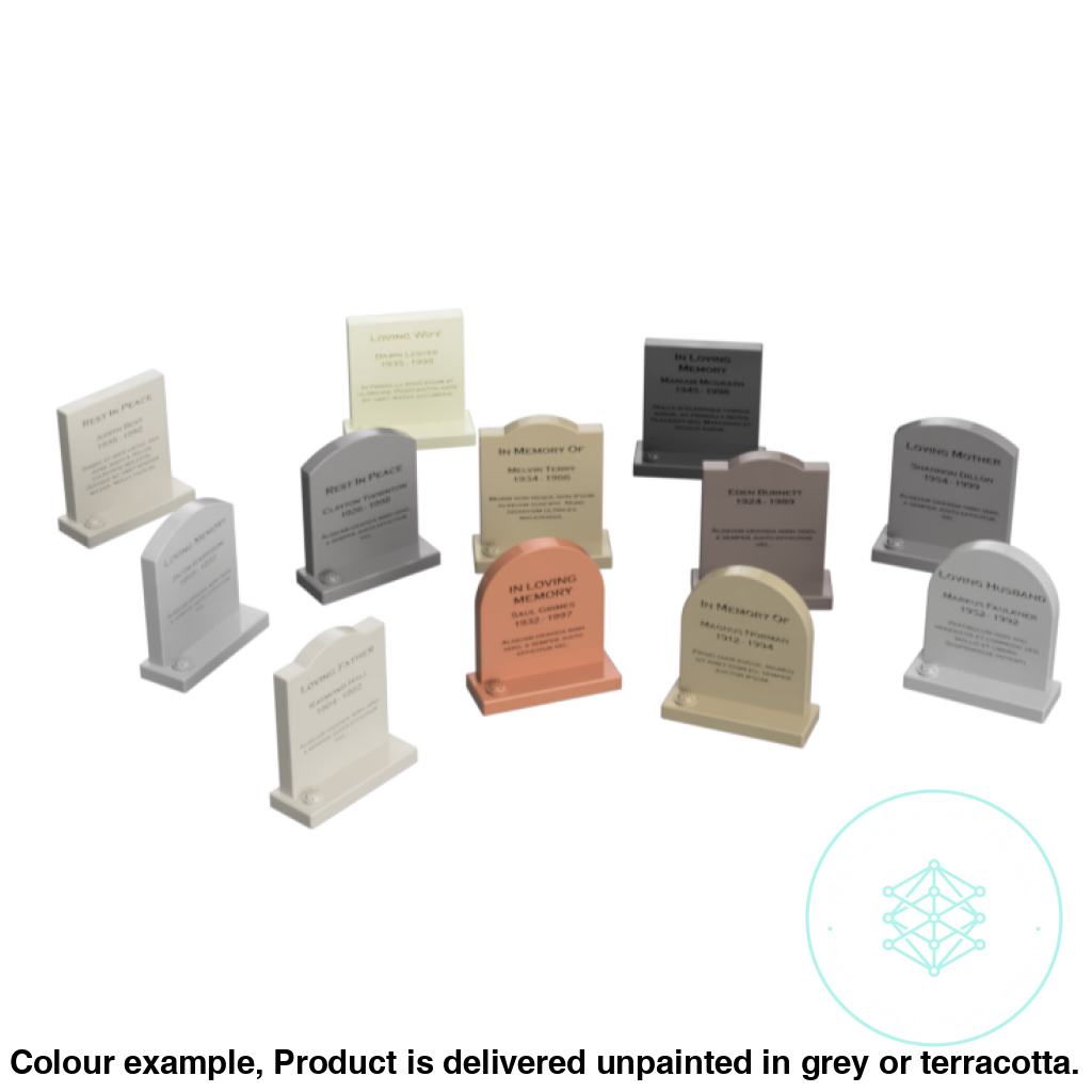 Go307A – Small Grave Stones Tt120/3Mm Scale Tt Accessory