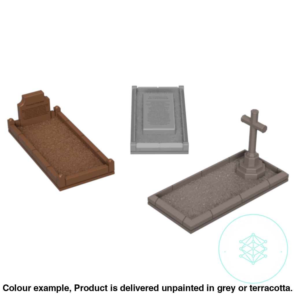 Go307E – Grave Plots Tt120/3Mm Scale Tt Accessory
