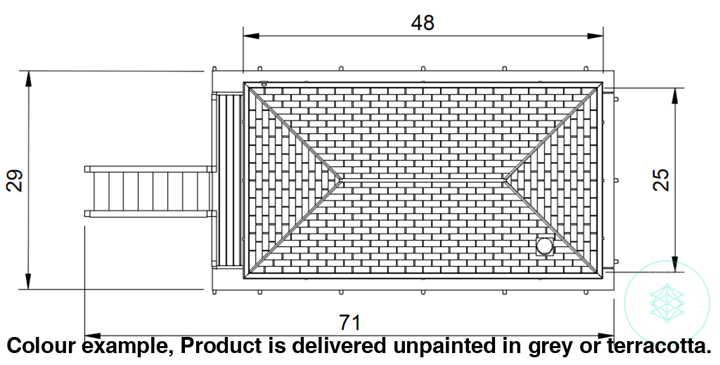 Hm809B – Lms Signal Box N Scale 1:148 Building