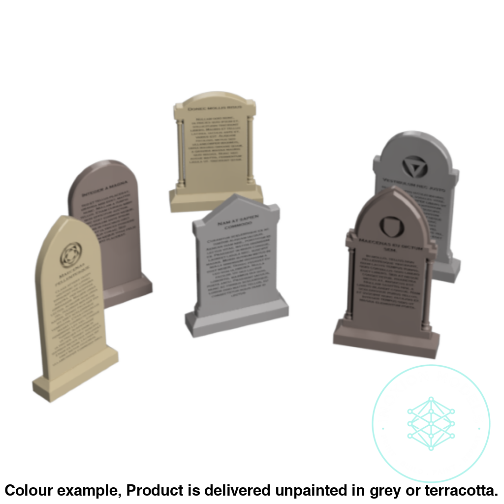 Ho307C – Old Grave Stones N Scale Accessory