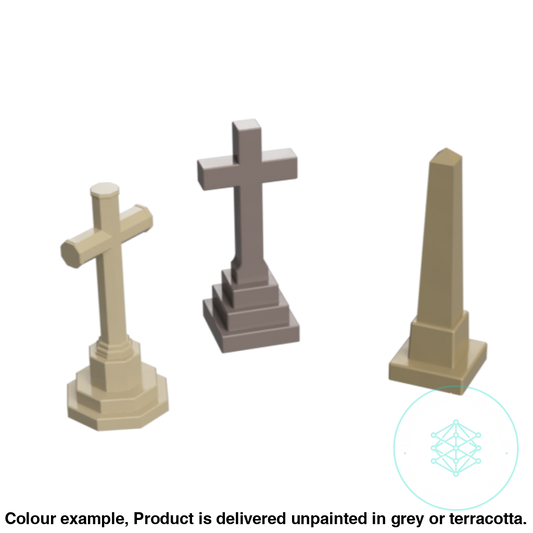 Ho307D – Grave Monuments N Scale Accessory
