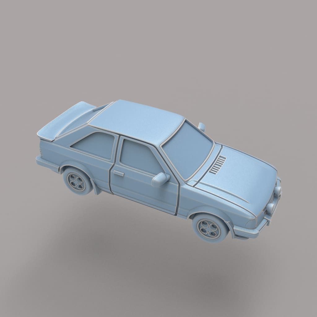 Iconic Cars of The 80’s - Ford Escort XR3 Vehicle