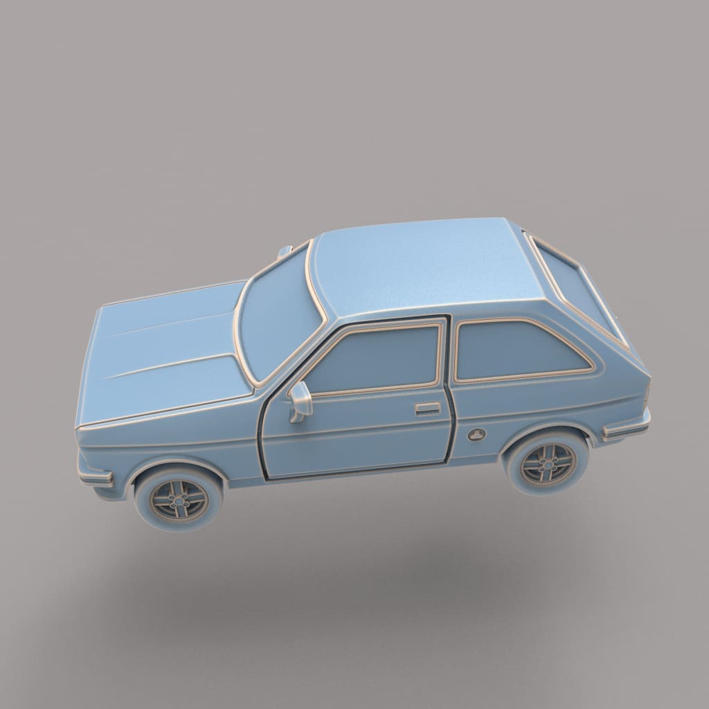 Iconic Cars of The 80’s - Ford Fiesta MK2 Vehicle