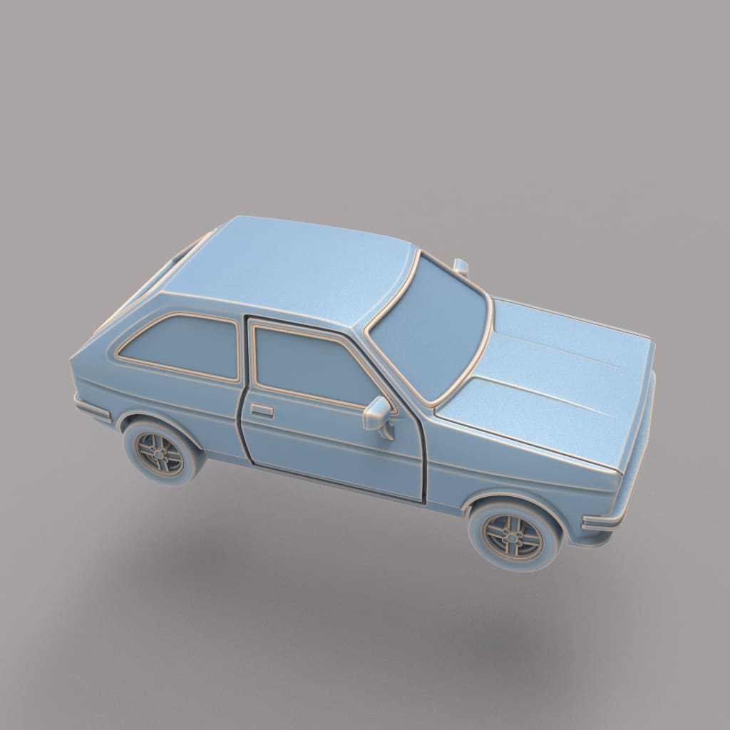 Iconic Cars of The 80’s - Ford Fiesta MK2 Vehicle