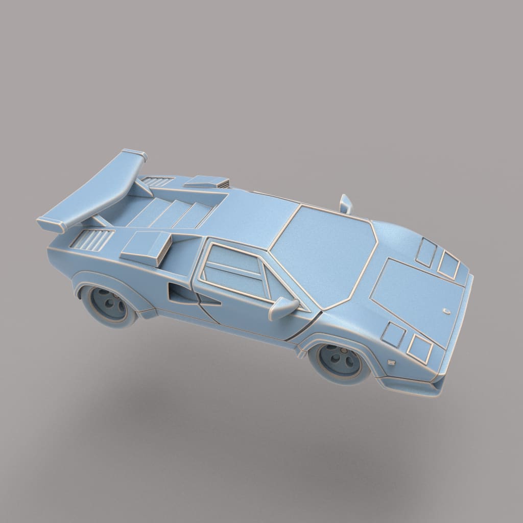 Iconic Cars of The 80’s - Lambo Countach Vehicle