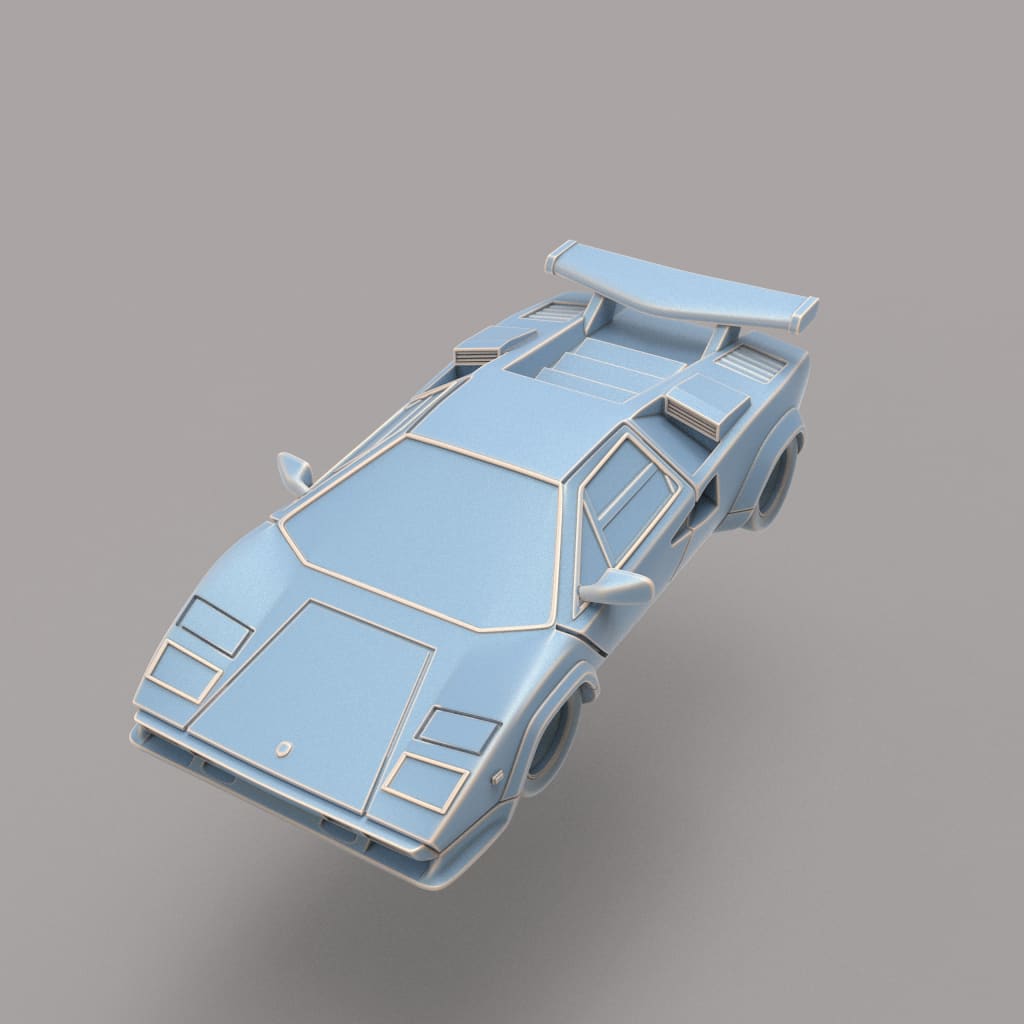 Iconic Cars of The 80’s - Lambo Countach Vehicle