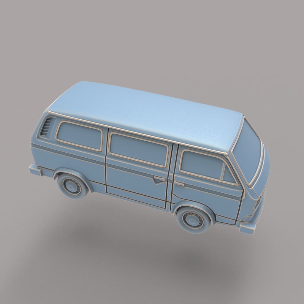 Iconic Cars of The 80’s - VW T3 Transporter Vehicle