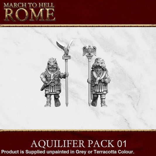Imperial Rome Army AQUILIFER PACK 01 28/15mm Figure