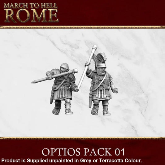 Imperial Rome Army OPTIOS PACK 01 28/15mm Figure
