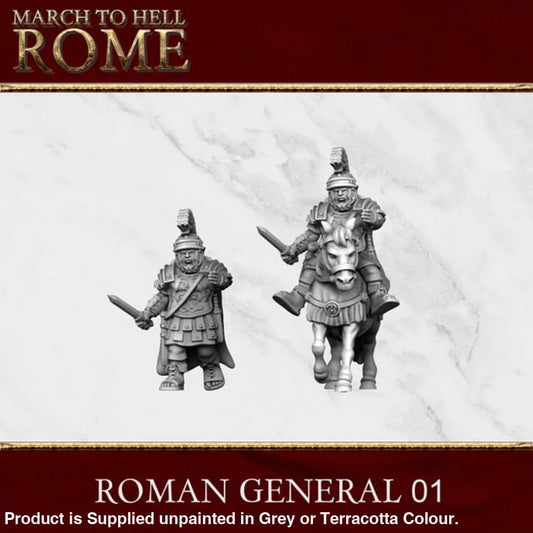 Imperial Rome Army ROMAN GENERAL 01 28/15mm Figure