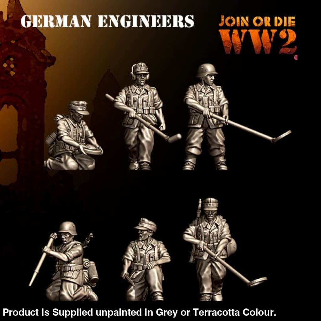 JOD WW2 German Engineer’s 28mm 1:56 Figure