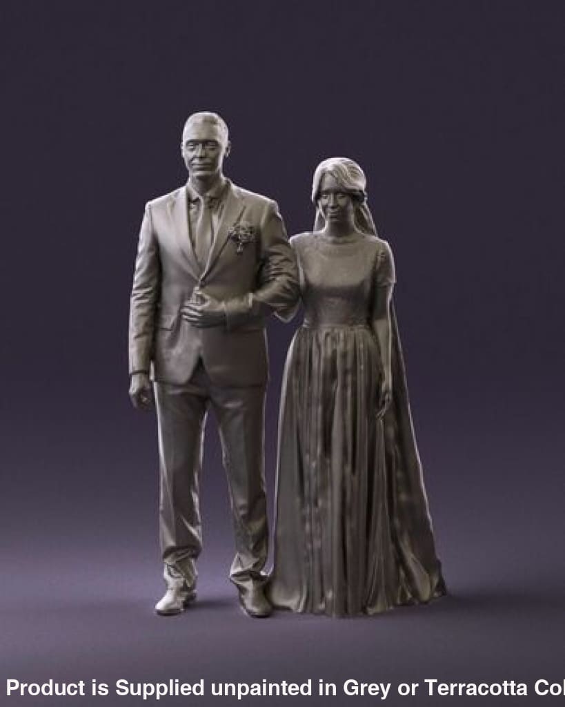 Wedding Bride & Groom Couple 1 Figure