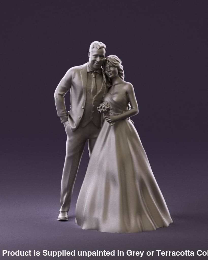 Wedding Bride & Groom Couple 5 Figure