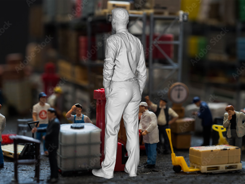 Mm048 Dapper Male With Hand In Pocket Figure
