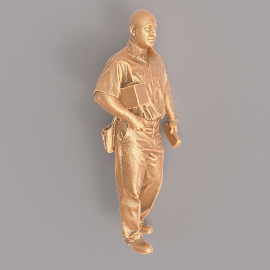 MM054 Parcel Courier UPS/DPD/Hermes/Parcel Force Figure