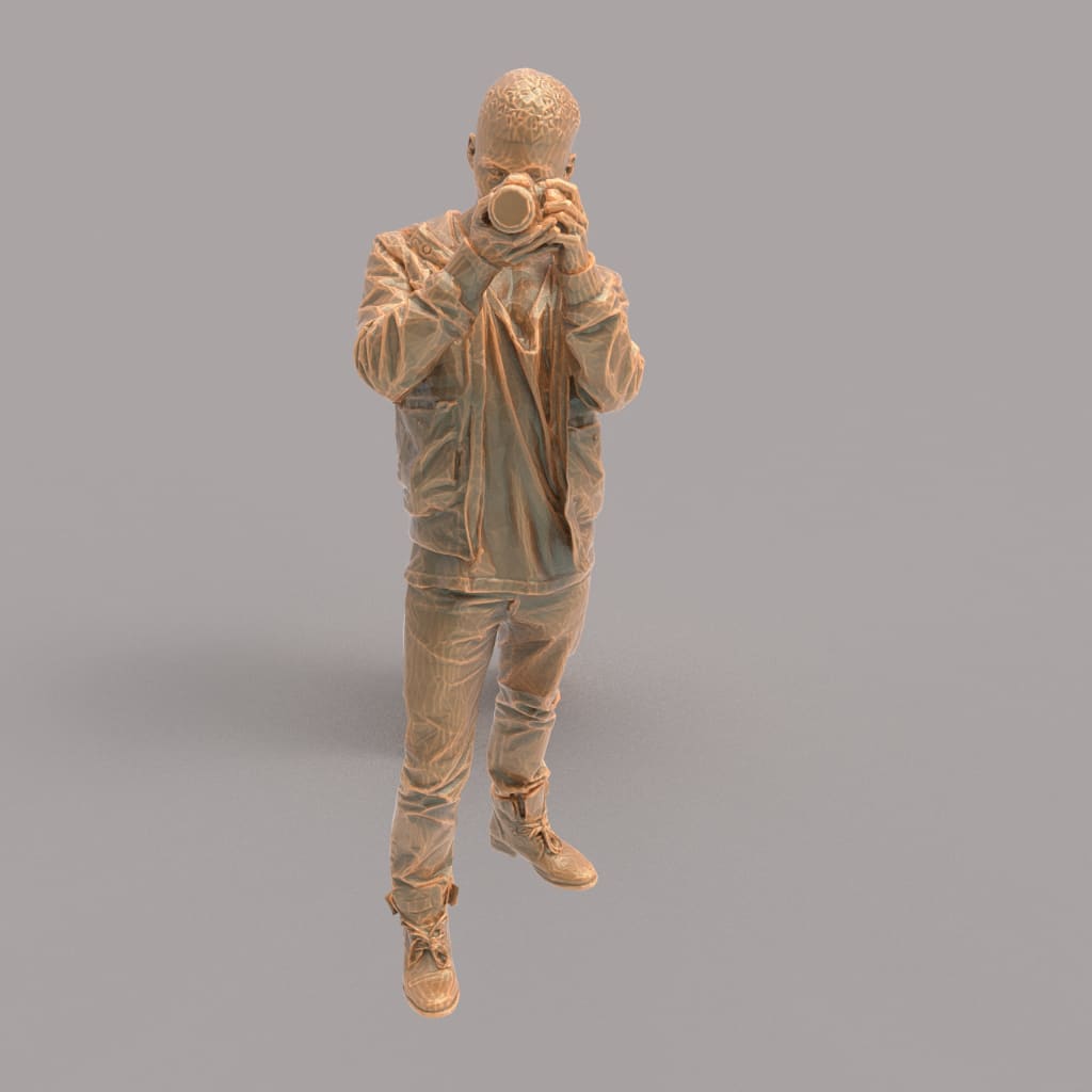 MM070 Male With Camera Figure