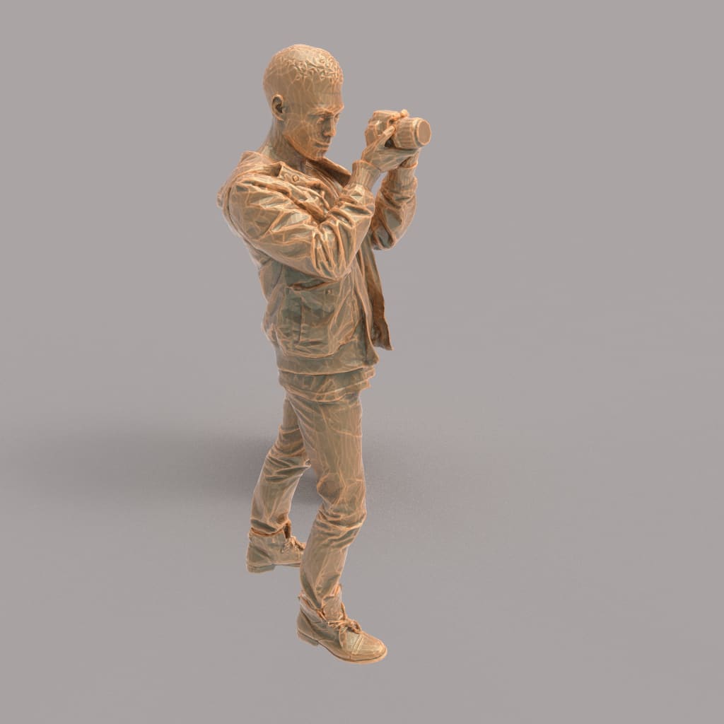 MM070 Male With Camera Figure