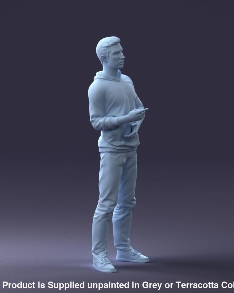 Young Male Pointing Figure