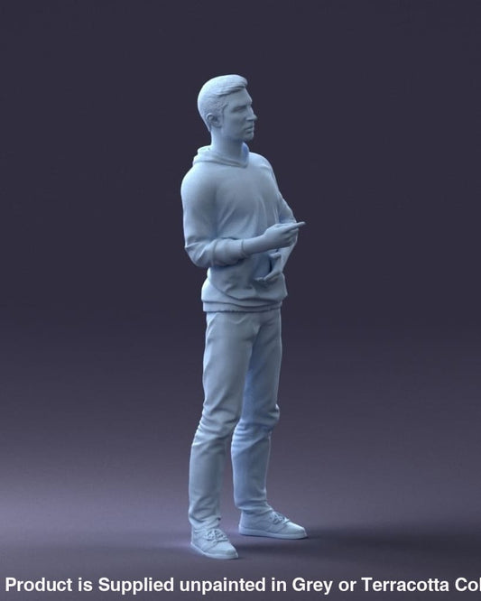 Young Male Pointing Figure