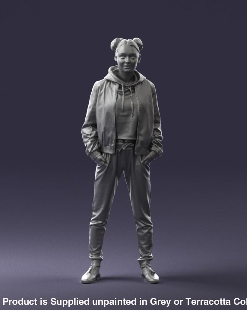 Young Teenage Hip/trendy Girl Figure