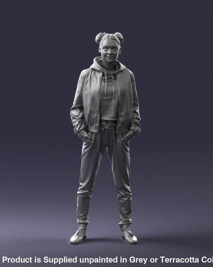 Young Teenage Hip/trendy Girl Figure